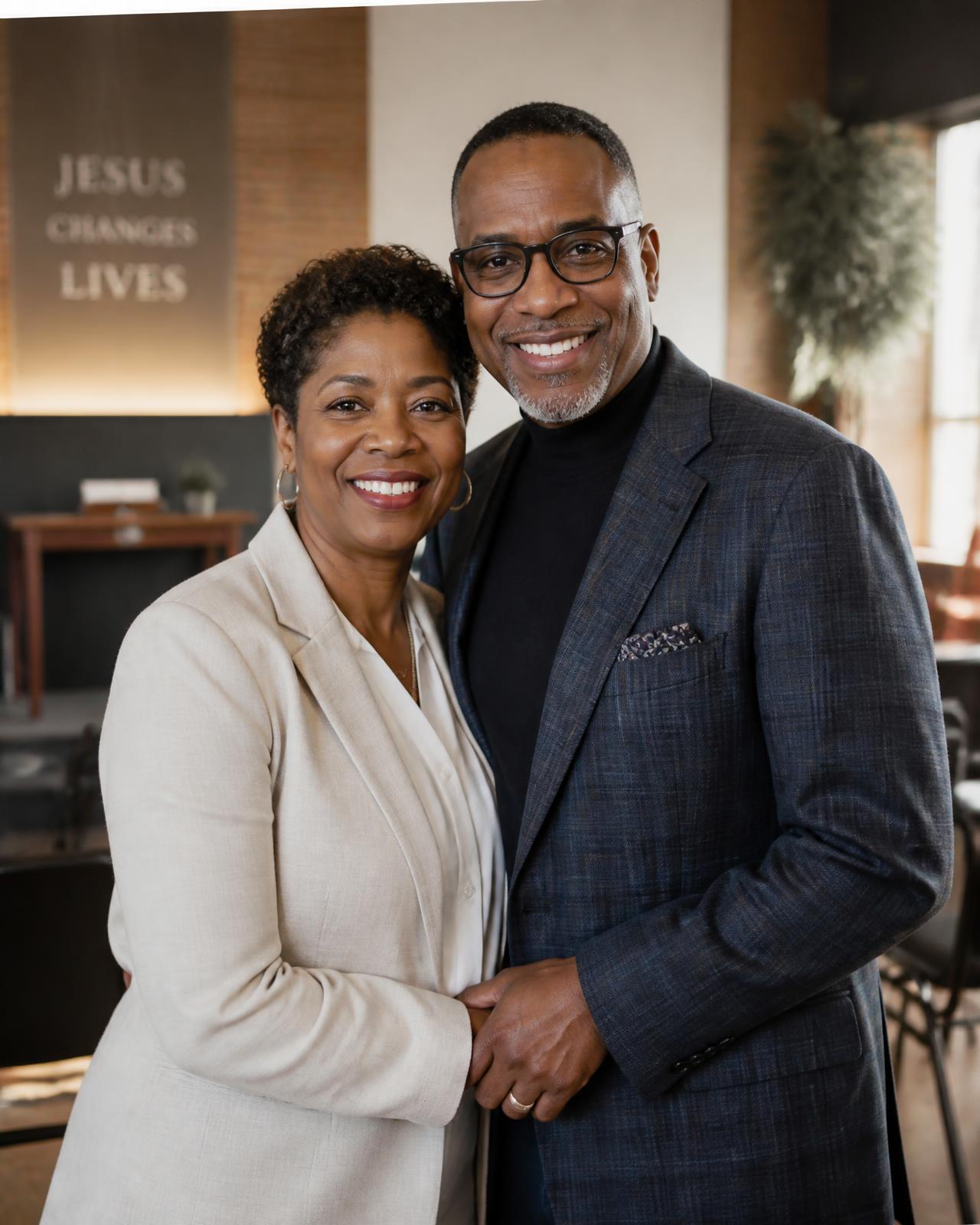 Placeholder portrait — Pastors John and Christine Ndeere